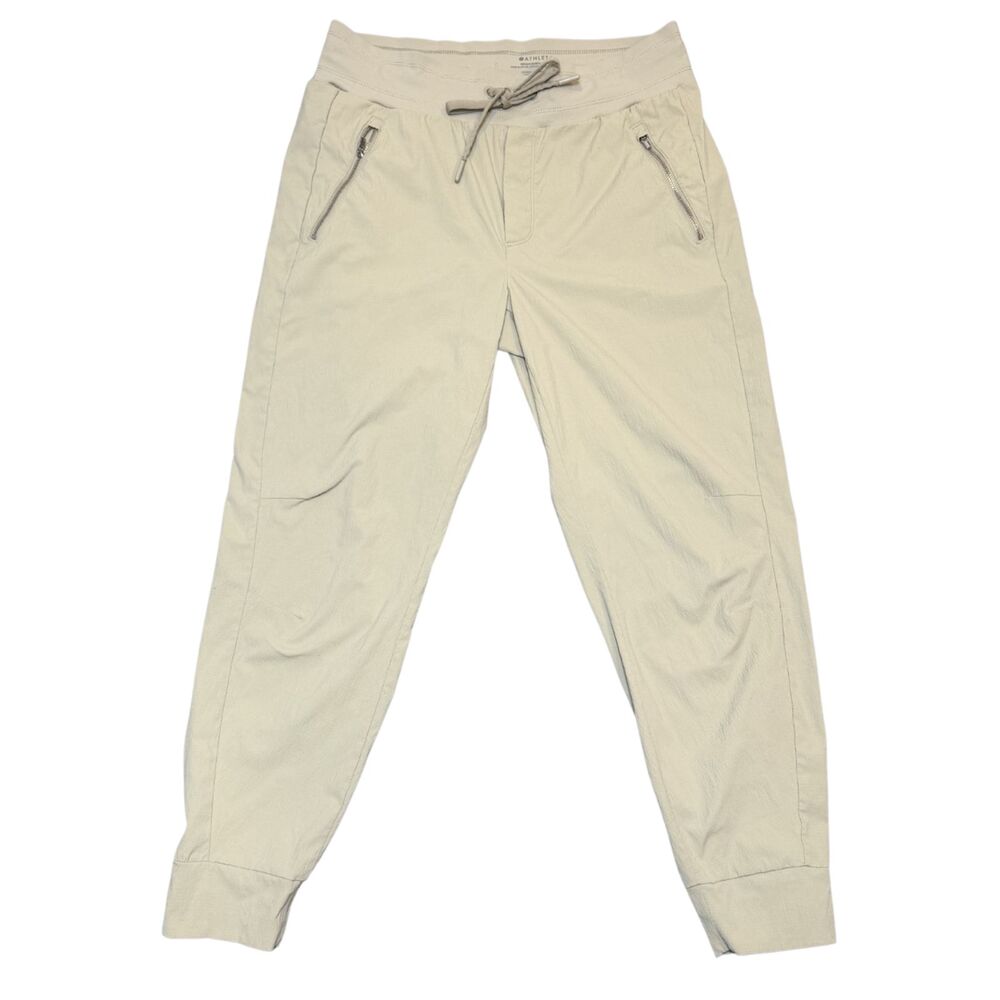 Athleta Tan Trekkie North Jogger Size 10 Hiking Gorp Beige Khaki